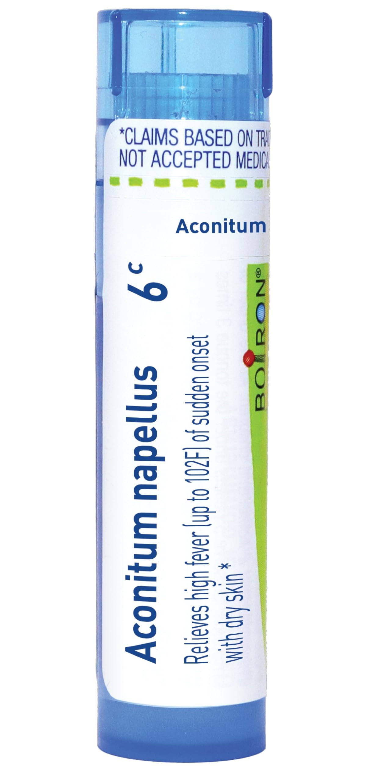 BoironAconitum Napellus 6C, Homeopathic Medicine for Fever, 80 Pellets