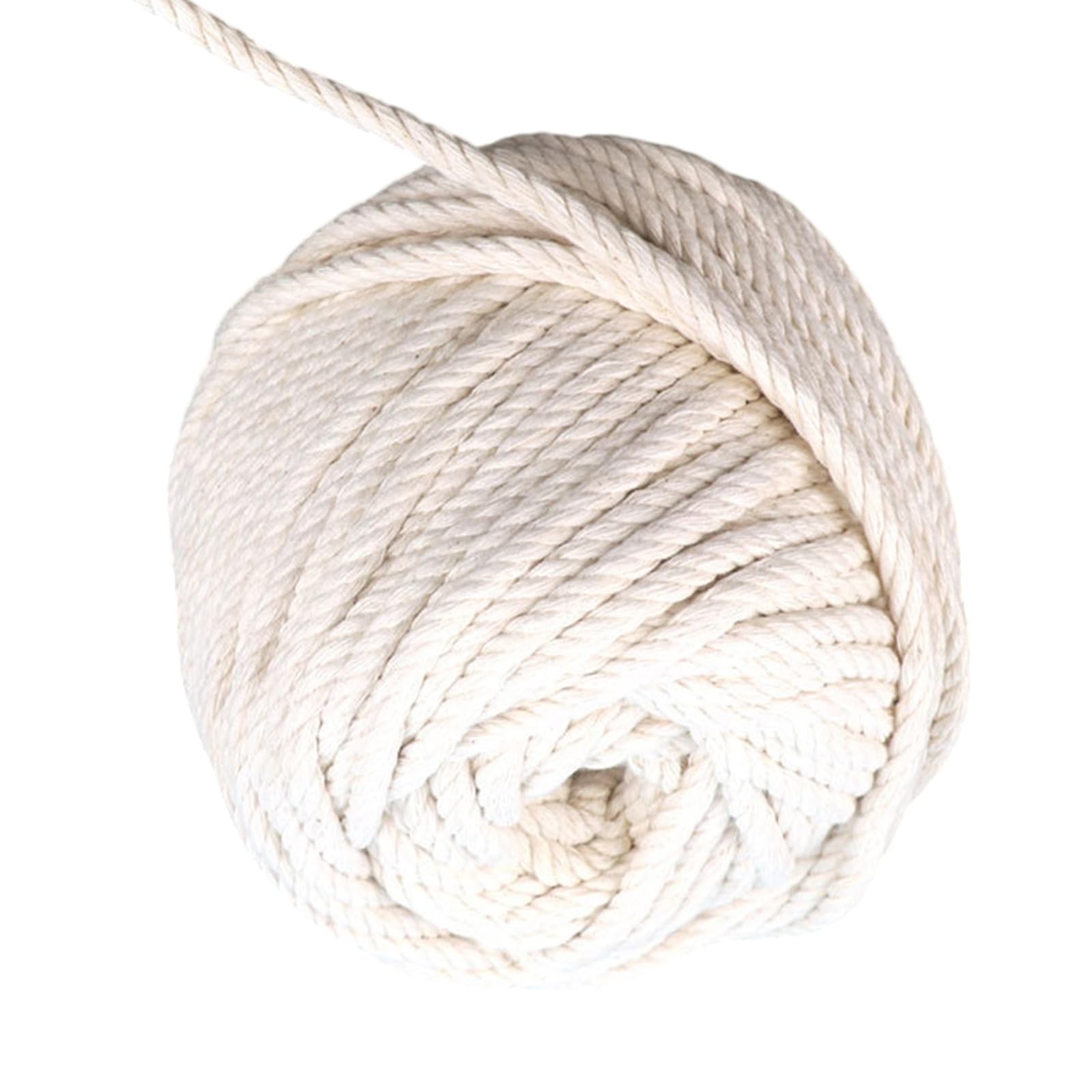 CAZSTYK Rope for Projects Including Home Decoration and Gift Available in Different Thickness Cotton Plaited Cord