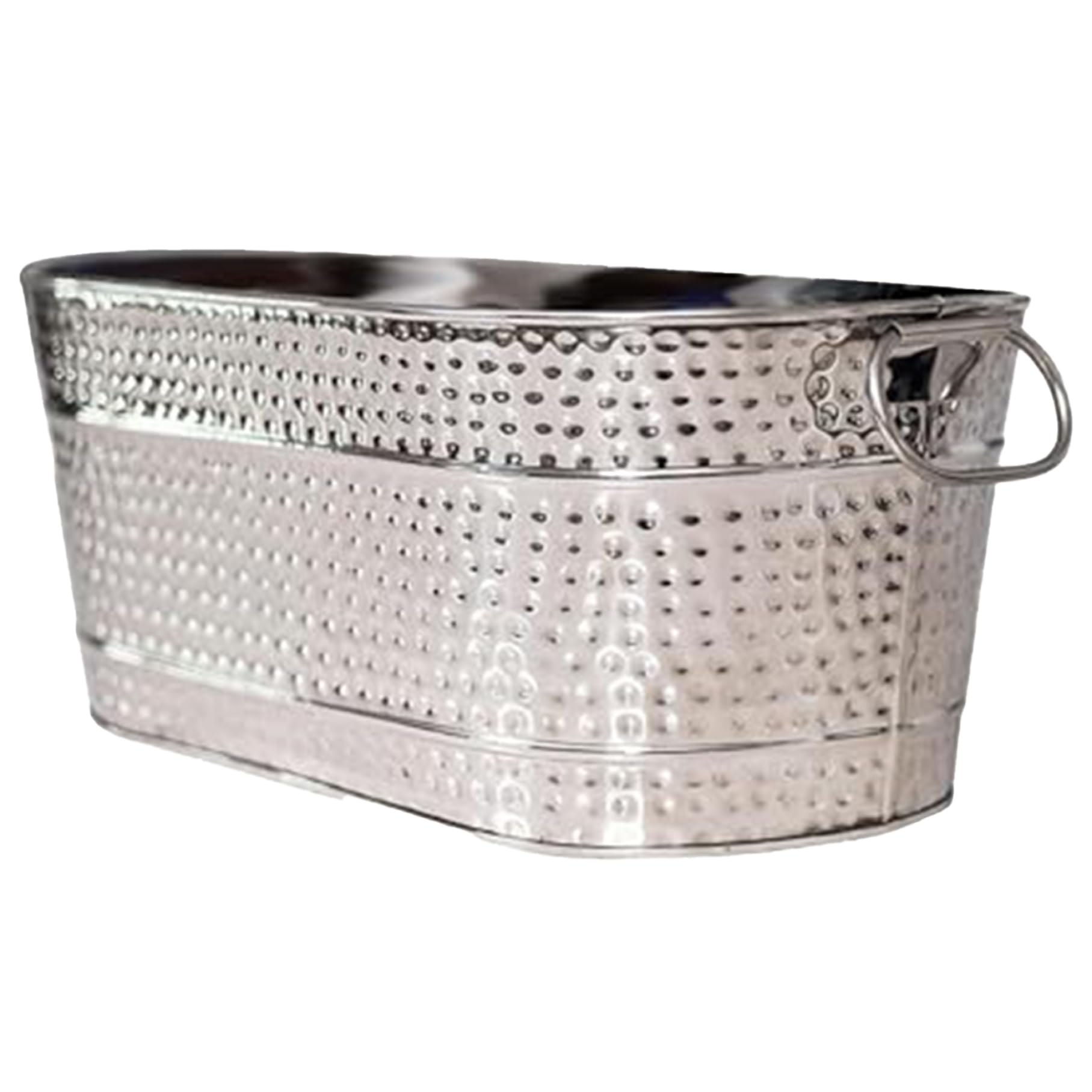 Pastoralist Galvanized Bucket, Galvanized Tub Ice Bucket Large Metal Drink Buckets For Parties Beer Beverage Tub With Carry Handles For Champagne Cocktails Wine Cooling For Bar Supplies