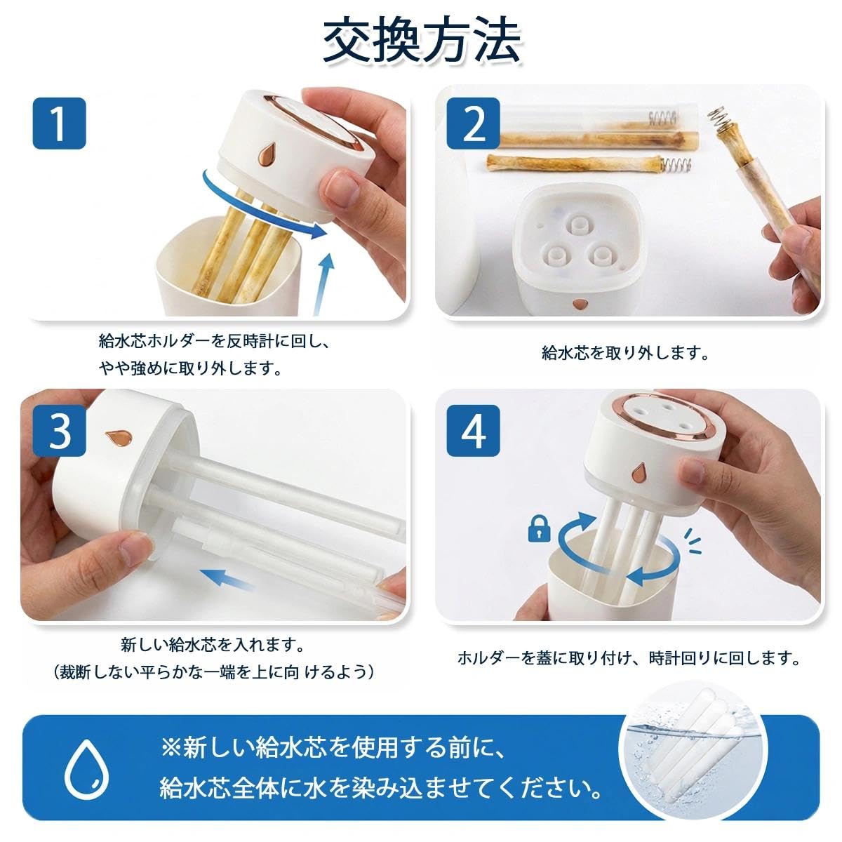 ✨1点限り✨綿棒 卓上加湿器専用 超吸水 給水芯 交換フィルター 卓上 加湿器 Amazon | 綿棒 加湿器専用 加湿器フィルター 加湿器 替え芯 給水芯棒