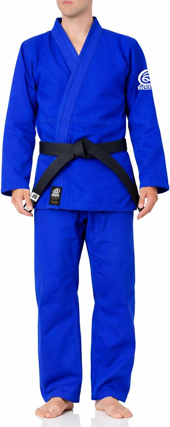 REEVO Student Judo Gi/Judo Uniform/Judogi with White Belt