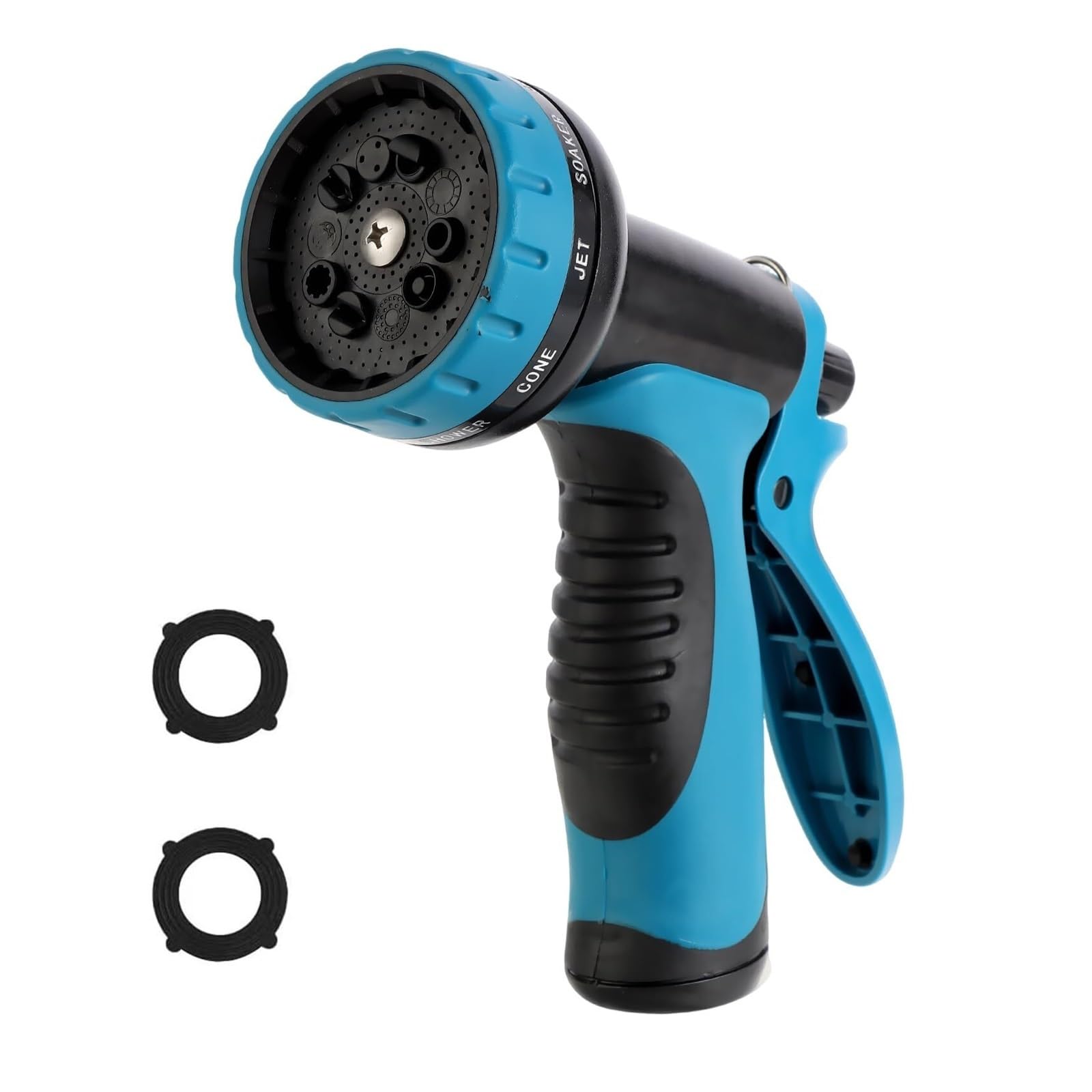 Lcvzxcfkx B0fbwr3y5n Water Hose Nozzle Abs Water Spray Nozzle With 10 Spray Modes Suitable