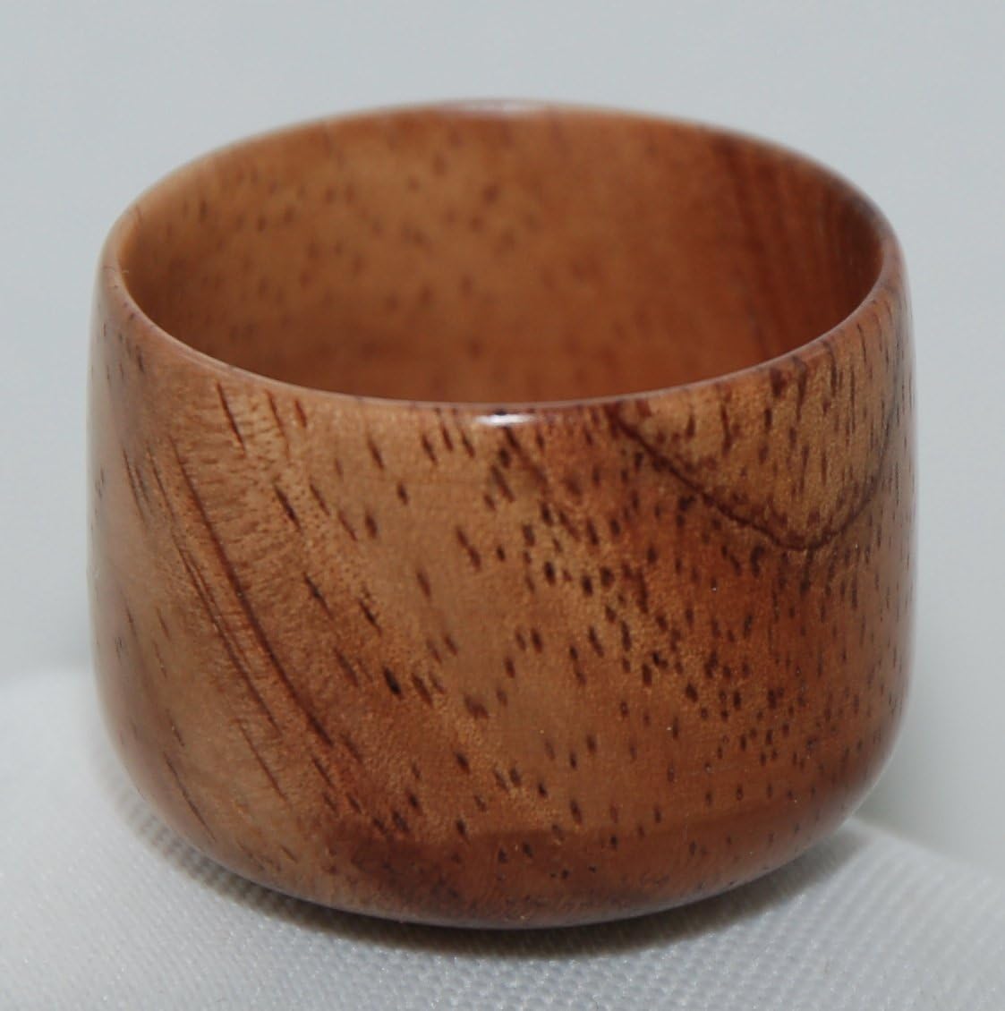 Dollhouse miniature calabash serving bowl - Koa (Hawaiian) wood - 1-1/8" diameter