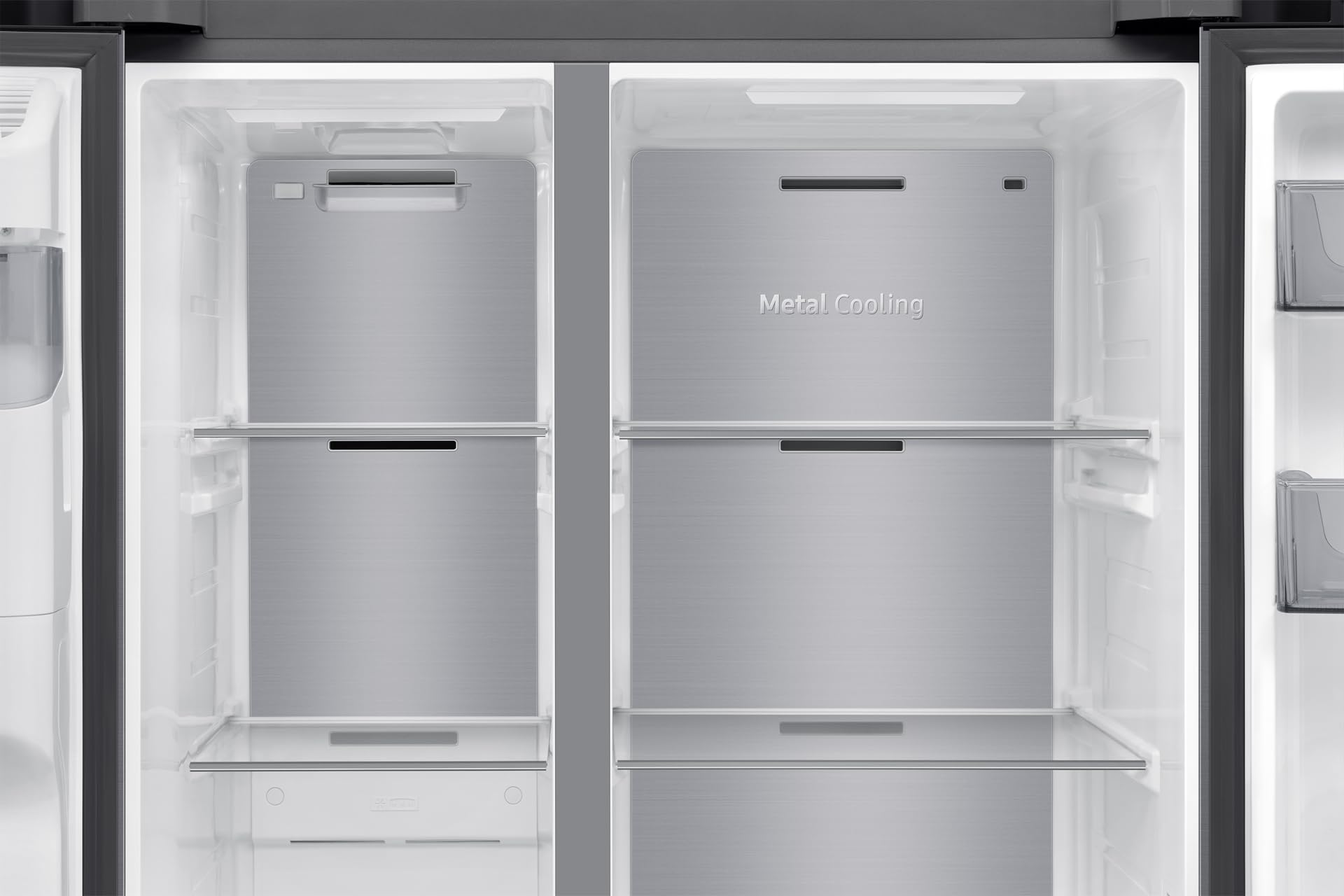 Samsung RS70F Side-by-Side mit Metal Cooling und Wassertank, EEK: E