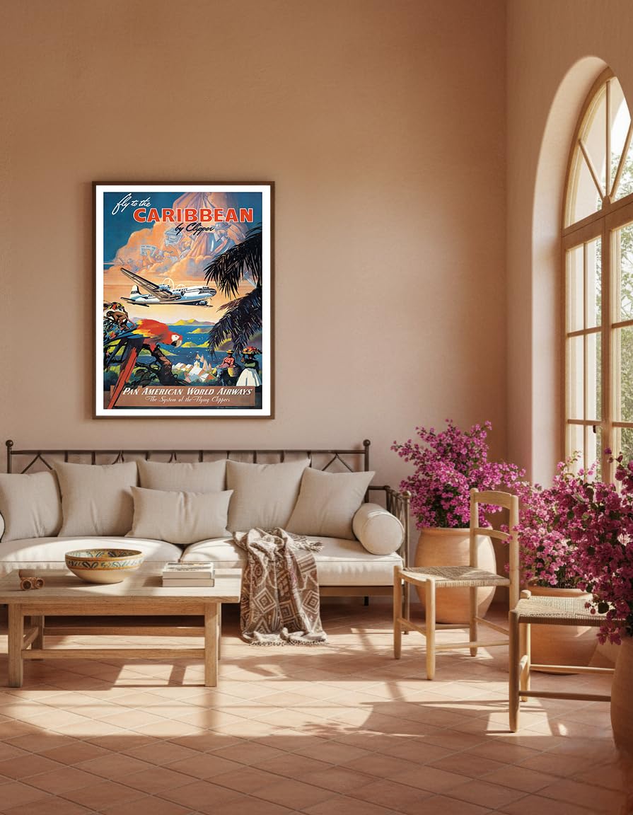 Amazon.com: Pacifica Island Art Fly to the Caribbean by Clipper