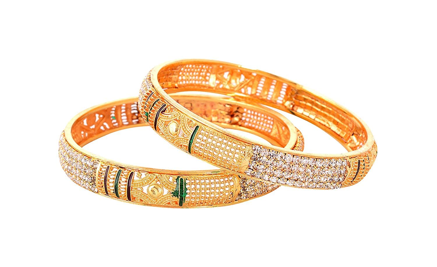See full amazon price history chart for Handicraft Kottage Latest Traditional Stylish Gold Plated Bangle for Women & Girls (2.4) Handicraft Kottage Latest Traditional Stylish Gold Plated Bangle for Women & Girls (2.4) (B0BFRF8NBW) Amazon Price History, Amazon Price Tracker