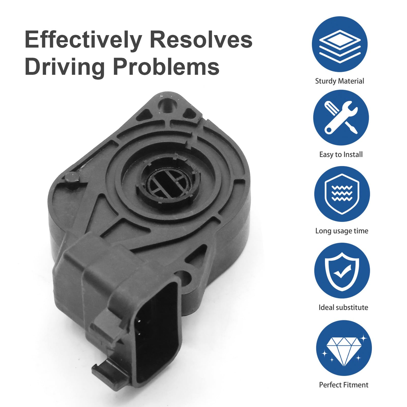 DUZFOREI 699-101 Accelerator Pedal Sensor, Replacement for Chevrolet Silverado/Suburban/Tahoe/GMC Sierra/GMC Yukon 1500/2500/3500, Replacement for Cadillac Escalade, Replaces 15120405/15264643 : Automotive