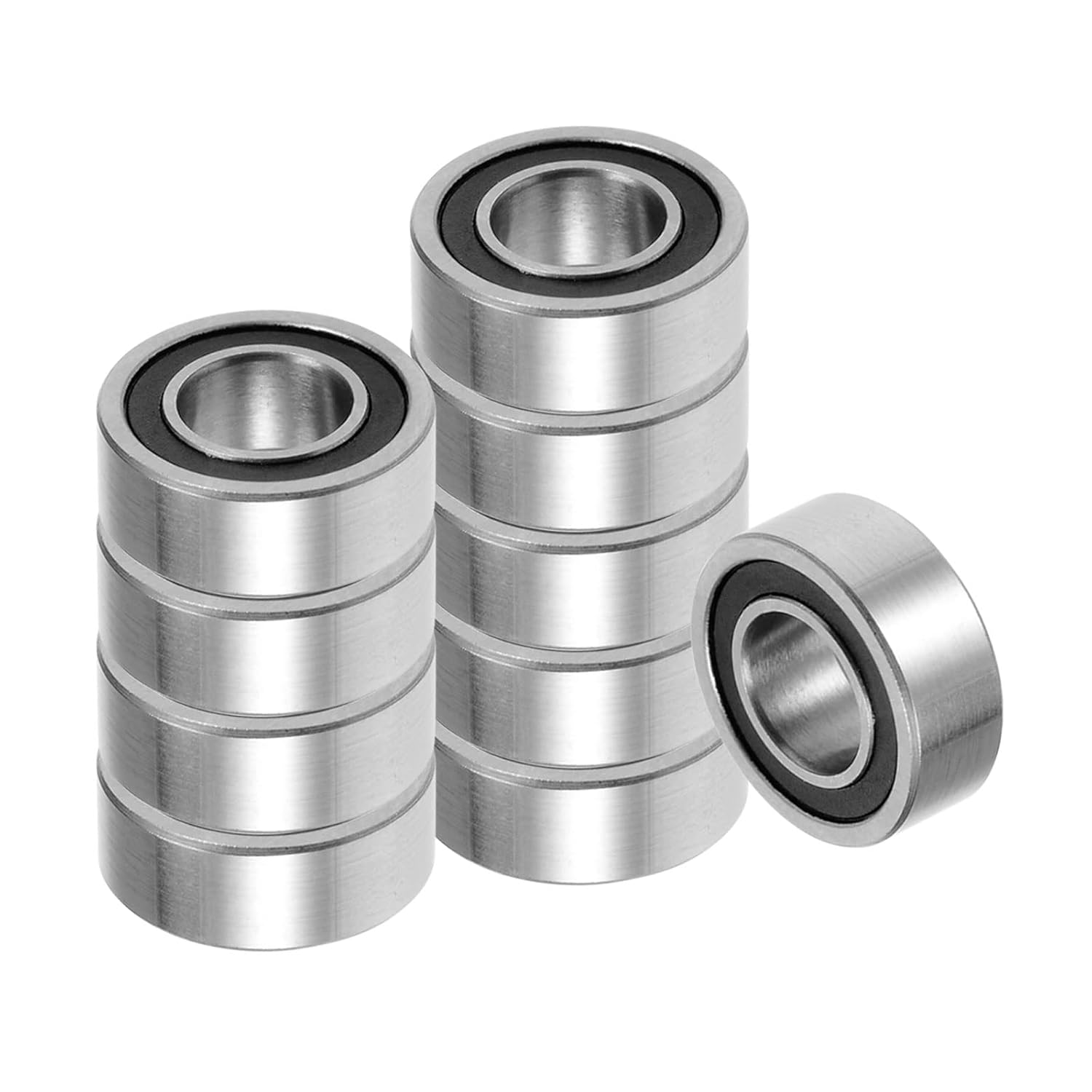 Kozelo 10pcs Deep Groove Ball Bearings [1/4 Inch x 1/2 Inch x 3/16
