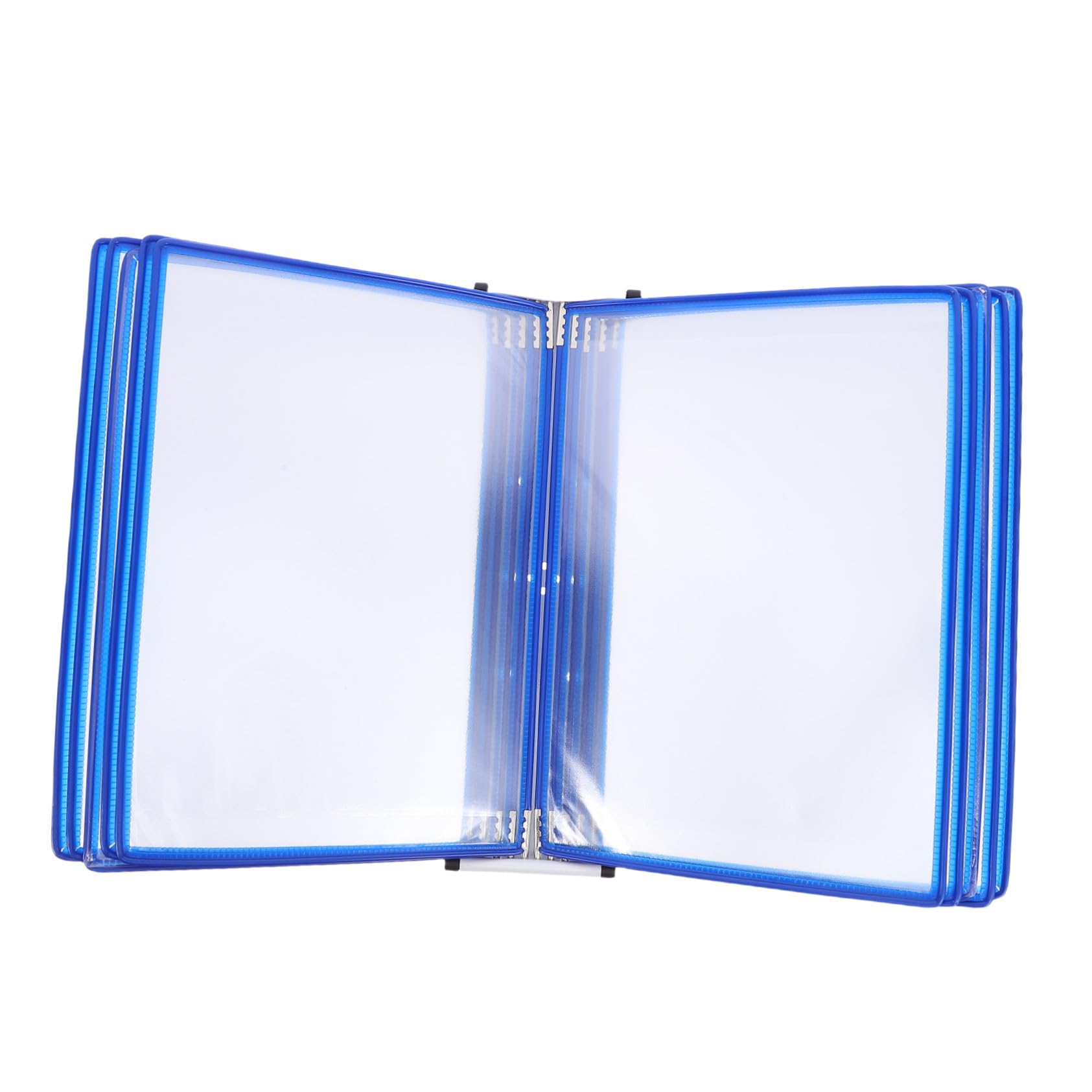 AYUWQZX Wall Display Unit, 10 Pockets Wall Mounted File Display Rack Literature Organizer for Office Clinic