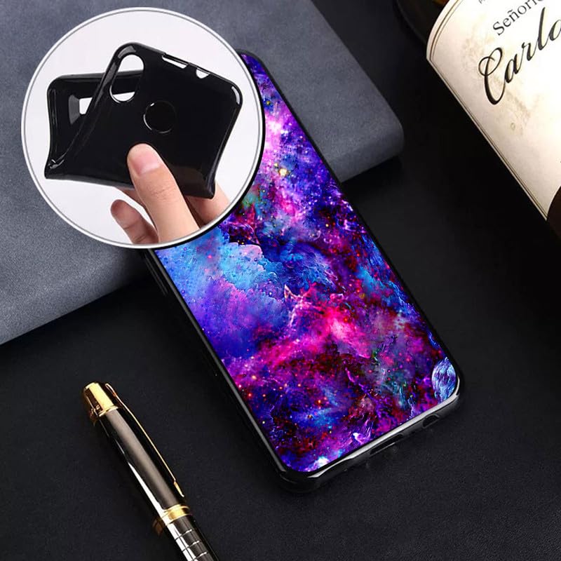 TJS For Google Pixel 7A Phone Case, With Tempered Glass Screen Protector Dual Layer Shockproof Rugged Hybrid Drop Protector Cover Black - View #9