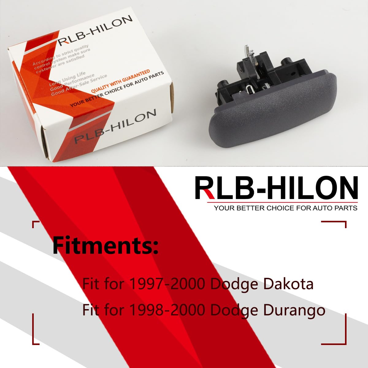 RLB-HILON Glove Box Latch Handle – Compatible With Dodge Durango/Dakota 1997-2000, Slate Gray - View #4