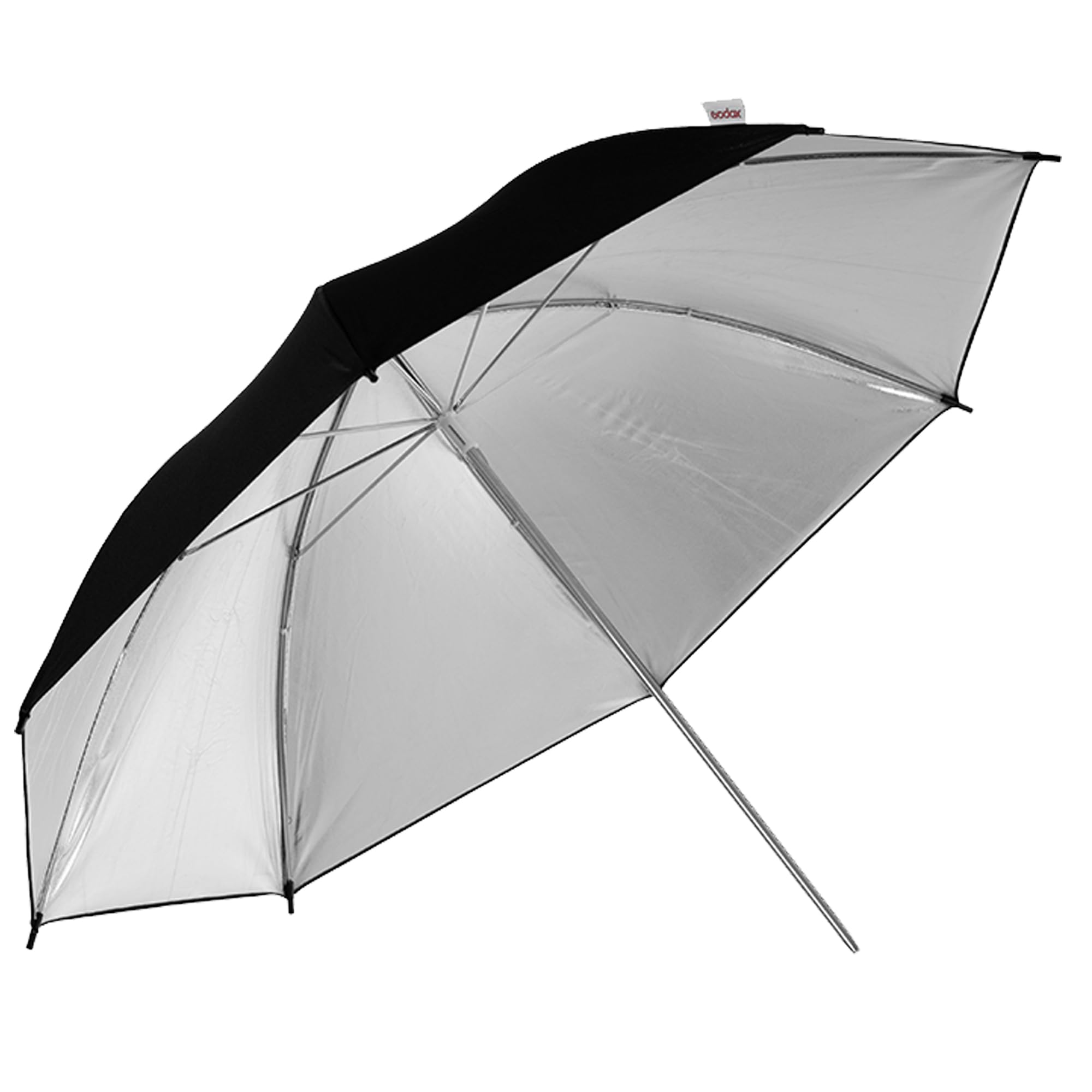 Godox UB002 - Ombrello riflettore per studio fotografico, 109 cm, colore: nero e argento, per studio fotografico, accessori per illuminazione video e foto