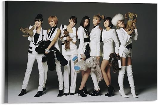 Amazon Co Jp Afterschool アフタースクール エプスク アフスクkpop 韓流 韓国のガールグループ 歌手 Idol アイドル3rd日本シングルrambling Girls Because Of You メンバーがメイク写真をセットjooyeon Jungah Uee Raina Nana Lizzy E Young Kaeunキャンバスポスター壁