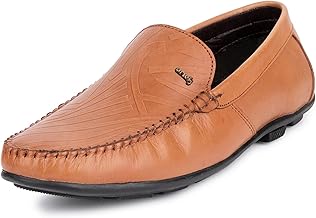 ONE8 Select by Virat Kohli Men's Leather Breathable Office/Work/Smart-Casuals/Evening/Driving No Lace/Slip-on Loafers/Formal Shoes