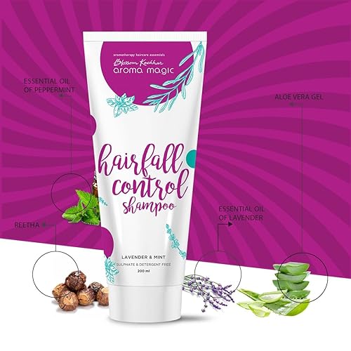 Miniatura 3 de Champú de control de caídas para el cabello, 6.76 onzas líquidas (6.8 fl oz), con menta, champú hidratante anti pérdida de cabello para