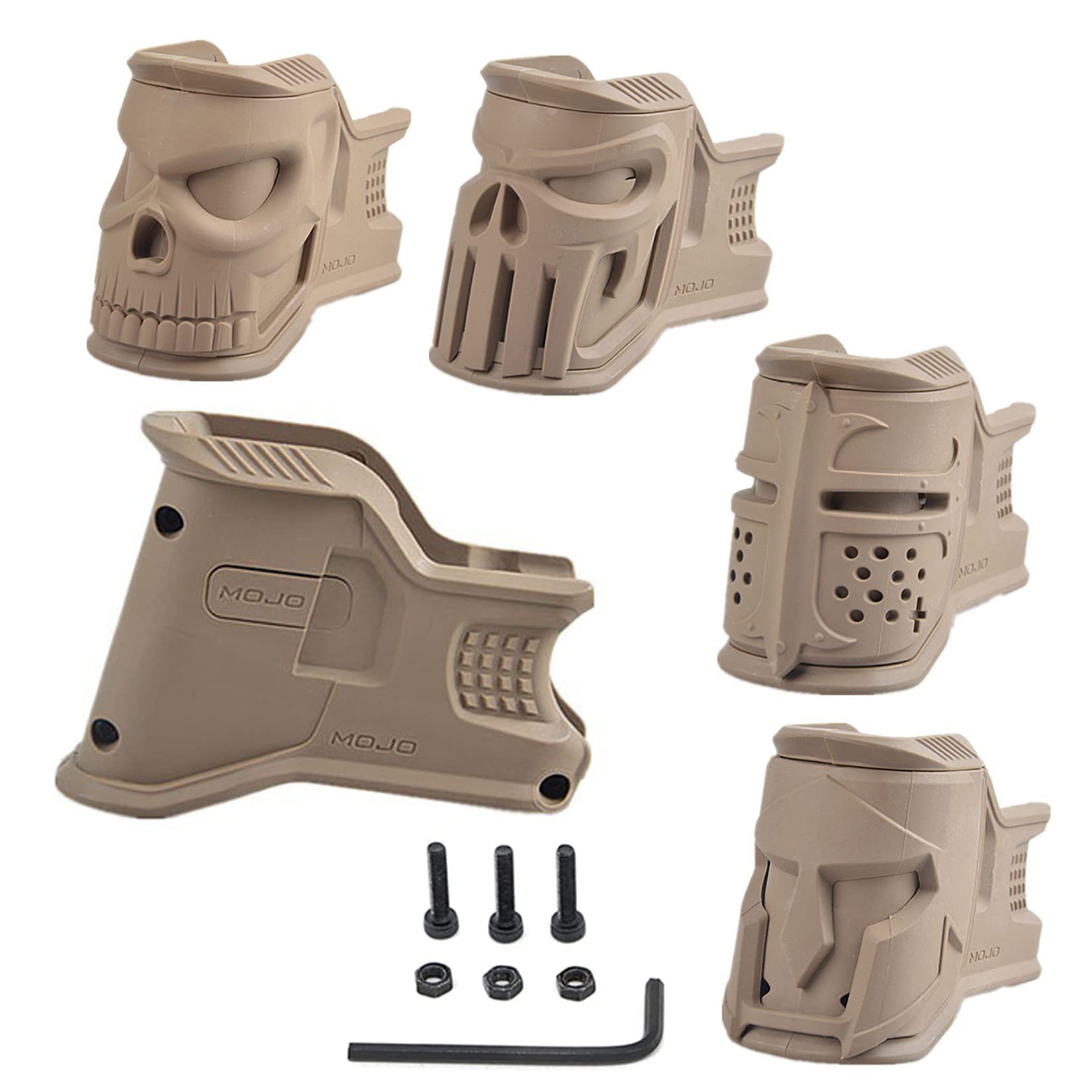 Tactical Covert HexGrip Sleeve Mag Graffitiable GVNGrip Fits All Model