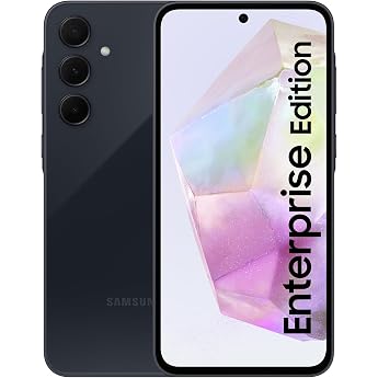 Samsung Galaxy A35 5G Enterprise Edition, Android Smarthone, Business Phone with 6GB RAM / 128GB, 50MP Camera, Knox, IP67 Wat