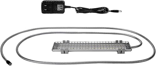 M&M Cage Company - Luz de jaula para pájaros con protector masticable - Luz LED de espectro completo para mascotas - Simula el entorno natural -