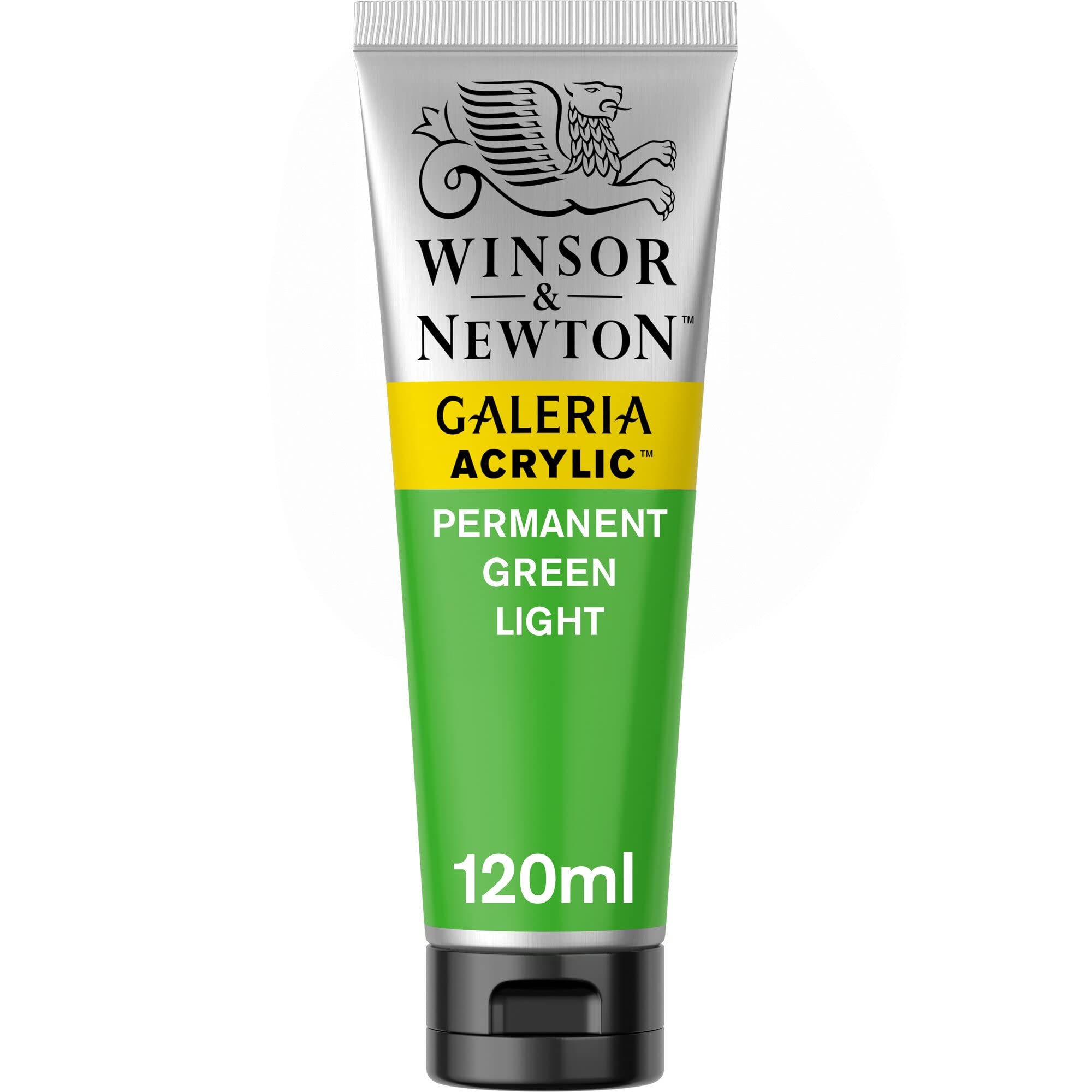 Winsor & Newton 120ml Galeria Acrylic Paint - Permanent Green Light — image 1