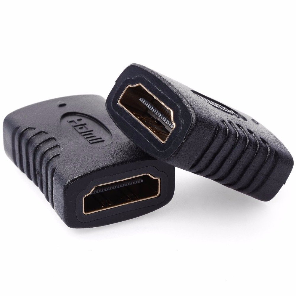BIGGEAR (Pack of 2) Hdmi Extender Female to Female Coupler Adapter -Black