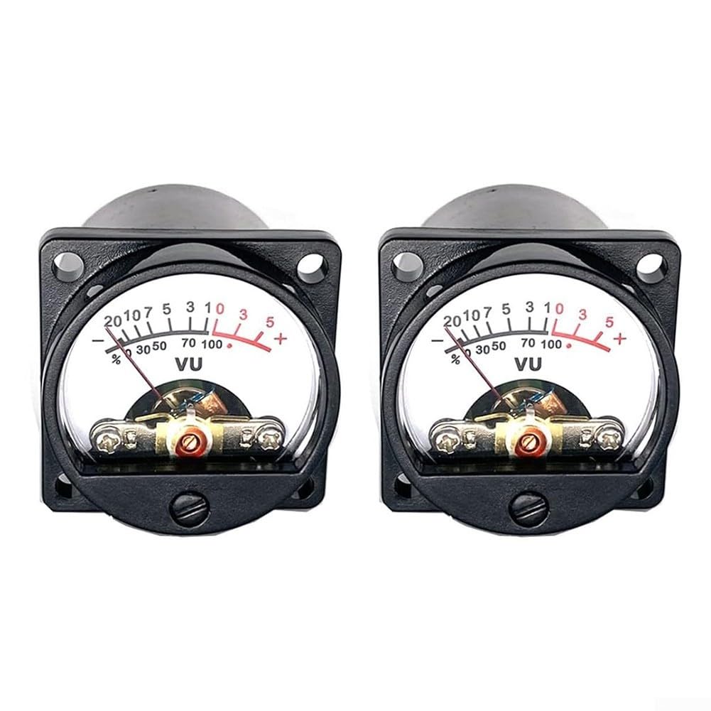 Vu mètre analogique classique de 35 mm avec écran rétroéclairé et circuit pilote pour indication du volume de la musique sur les appareils audio