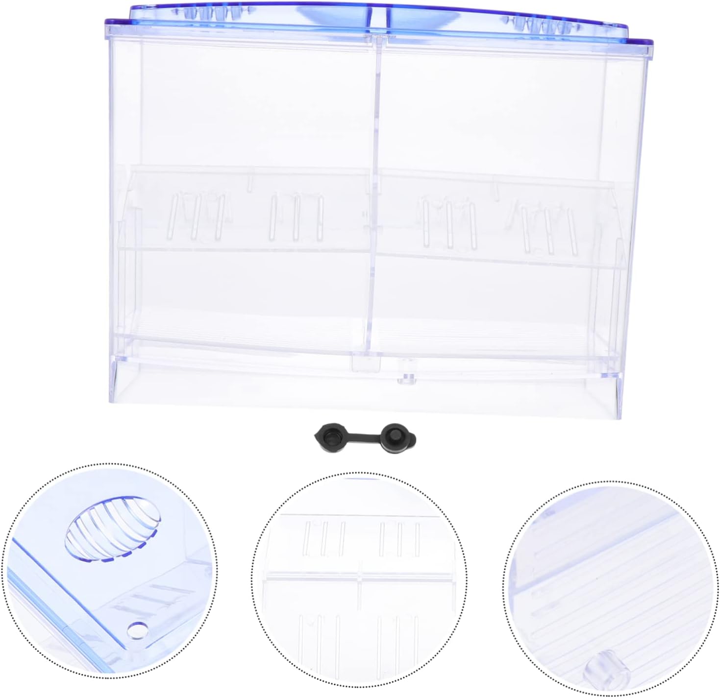 Plastic Fish Incubator Box View Double Layer Breeding Tank for Aquarium