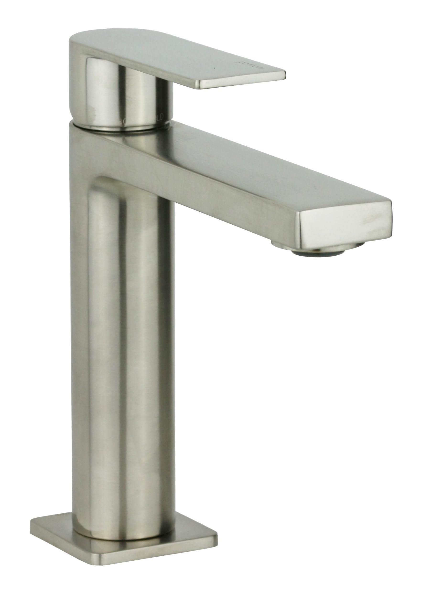 Mitigeur lavabo aspect acier brossé PAFFONI Tango sans vidage