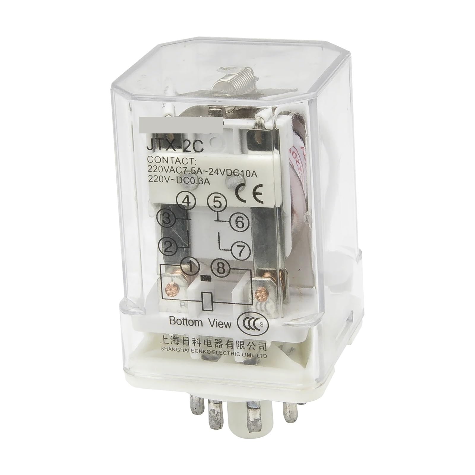 OSHZIKJII JTX-2C electromagnetic relay JTX-2Z AC 220V 110V DC 24V 12V power relay(220VAC)