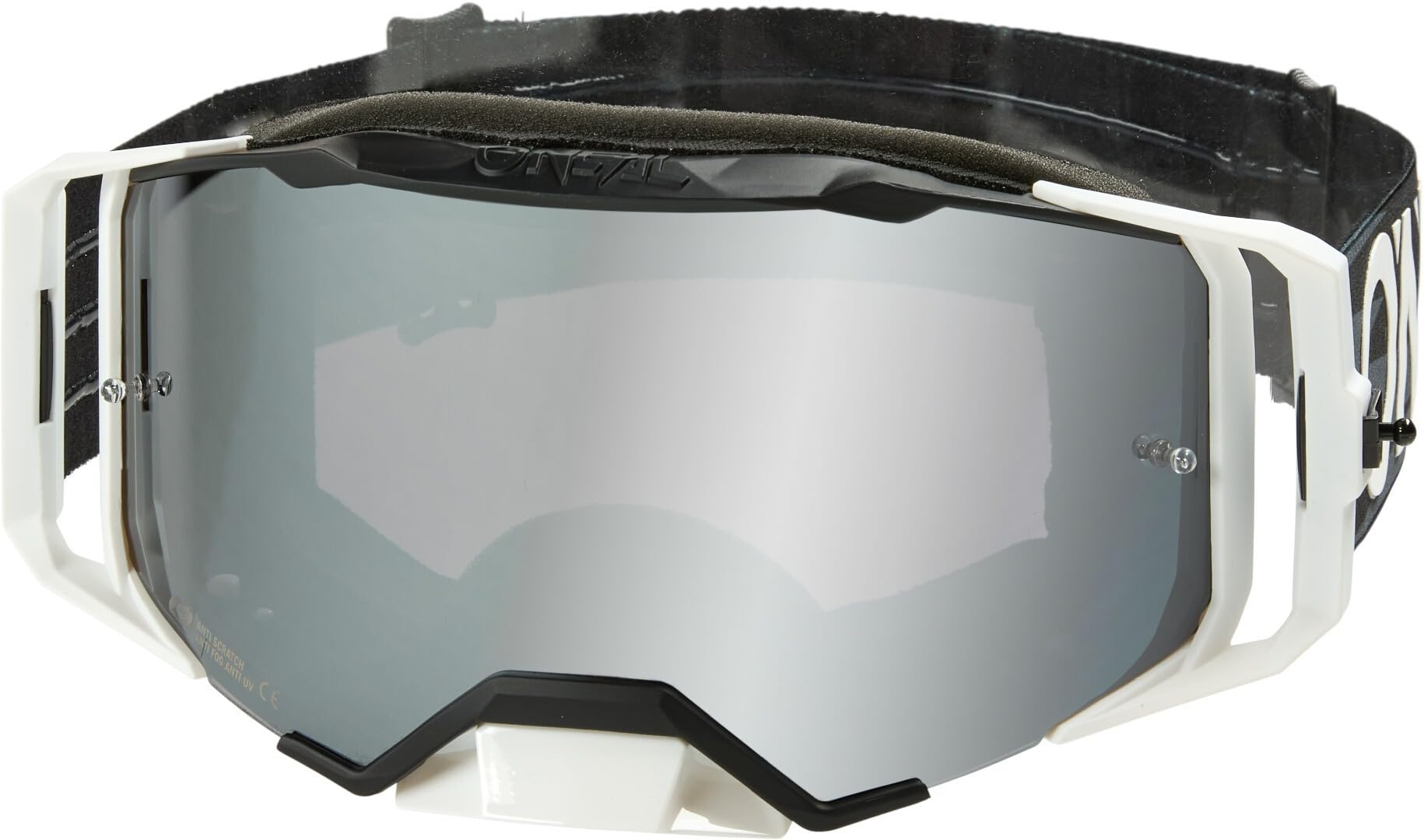 O'Neal B-33 Motocross MX Motorcycle Off-Road Goggles - Ictus Black / White