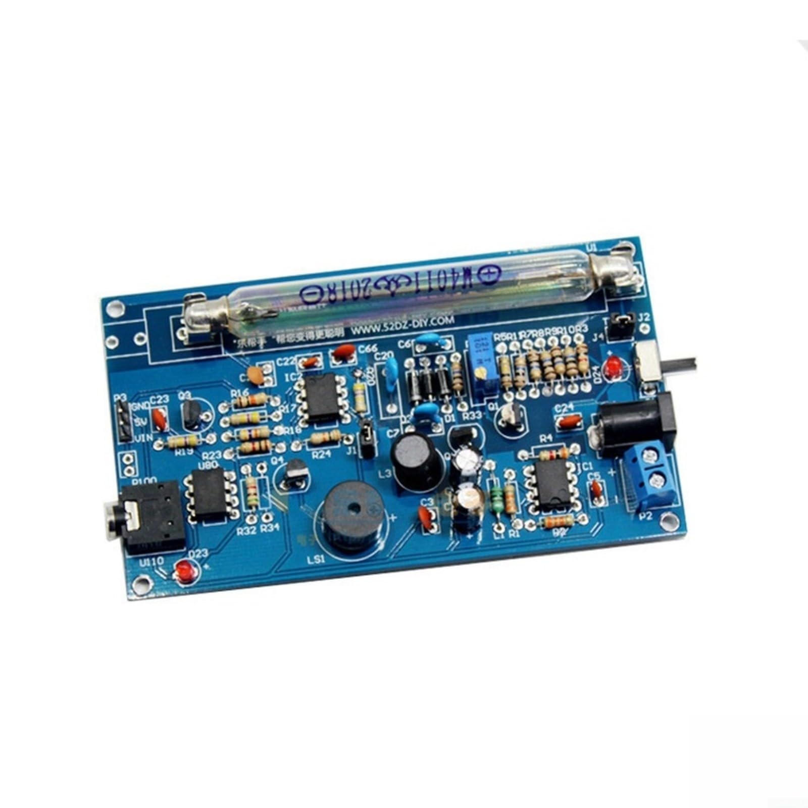 DIY Geigerzähler Nuklearstrahlungsdetektor für Miller Rohr, Metallgehäuse, Mehrfarbig, für arduino, geeignet für Labor- und Bildungsanwendungen