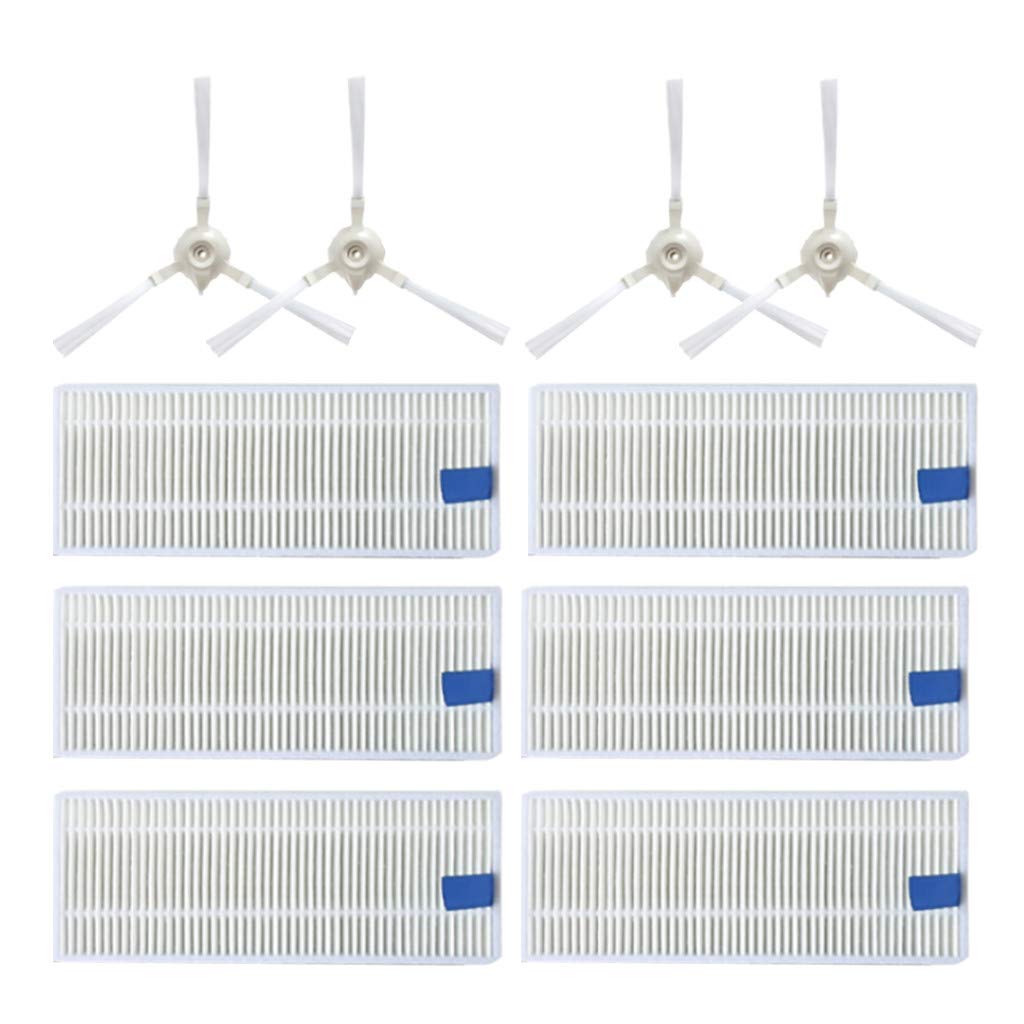 Shinesky For 360 S6 Sweeping Robot Vacuum Cleaner Side Brush Filter Screens Accessory