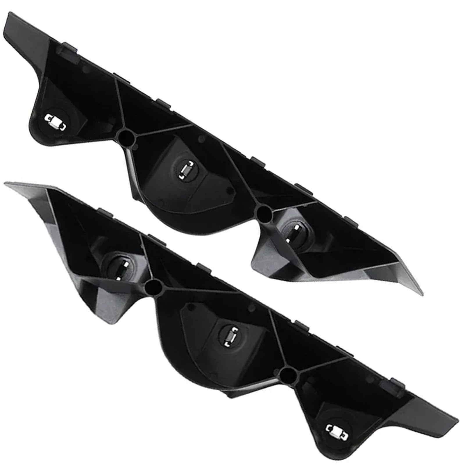 PNBVW 2 Pcs 62223ET00A 62222ET00A Front Left Right Bumper Support Brackets Retainer for NN//i//s//s//a//n S//e//n//t//r//a 2007 2008 2009 2010 2011 2012 (Material: Plastic Color: Black)