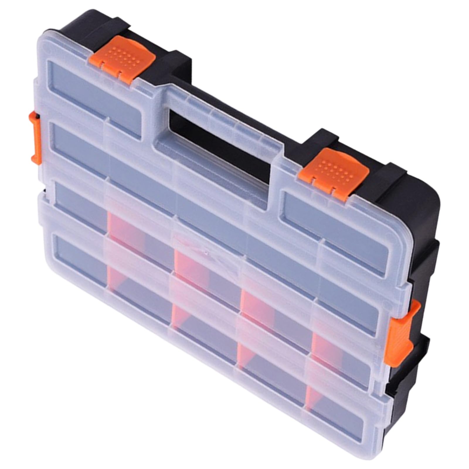 Portable Multiple Compartment Tool Storage Box Sturdy Design for Craft Enthusiasts and Professionals Craft Tool Organizers Box
