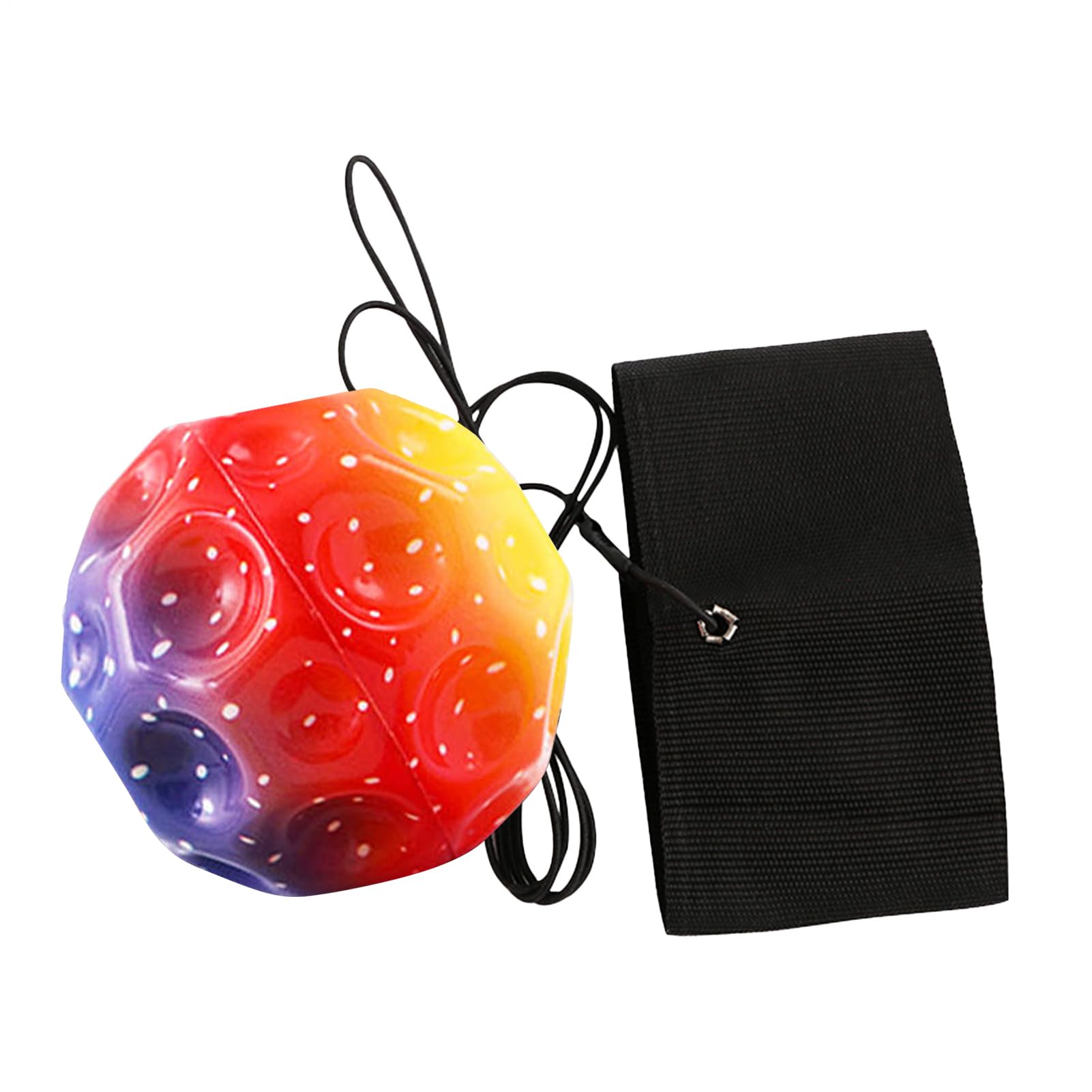 Wrist Return Ball for Kids, Return Balls with Wrist Strap, Bounce Ball Strap Toy, Elastic Sports Bouncy Toy, Sports Ball, Exercise
