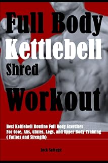 Full Body Kettlebell Shred Workout: Best Kettlebell Routine Full Body Exercises For Core, Abs, Glutes, Legs, and Upper Body Training ( Fatloss and Strength)