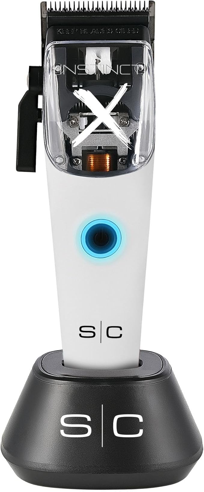 Stylecraft Instinct-X - Cortapelos inalámbrico profesional con control de par y tapas modulares