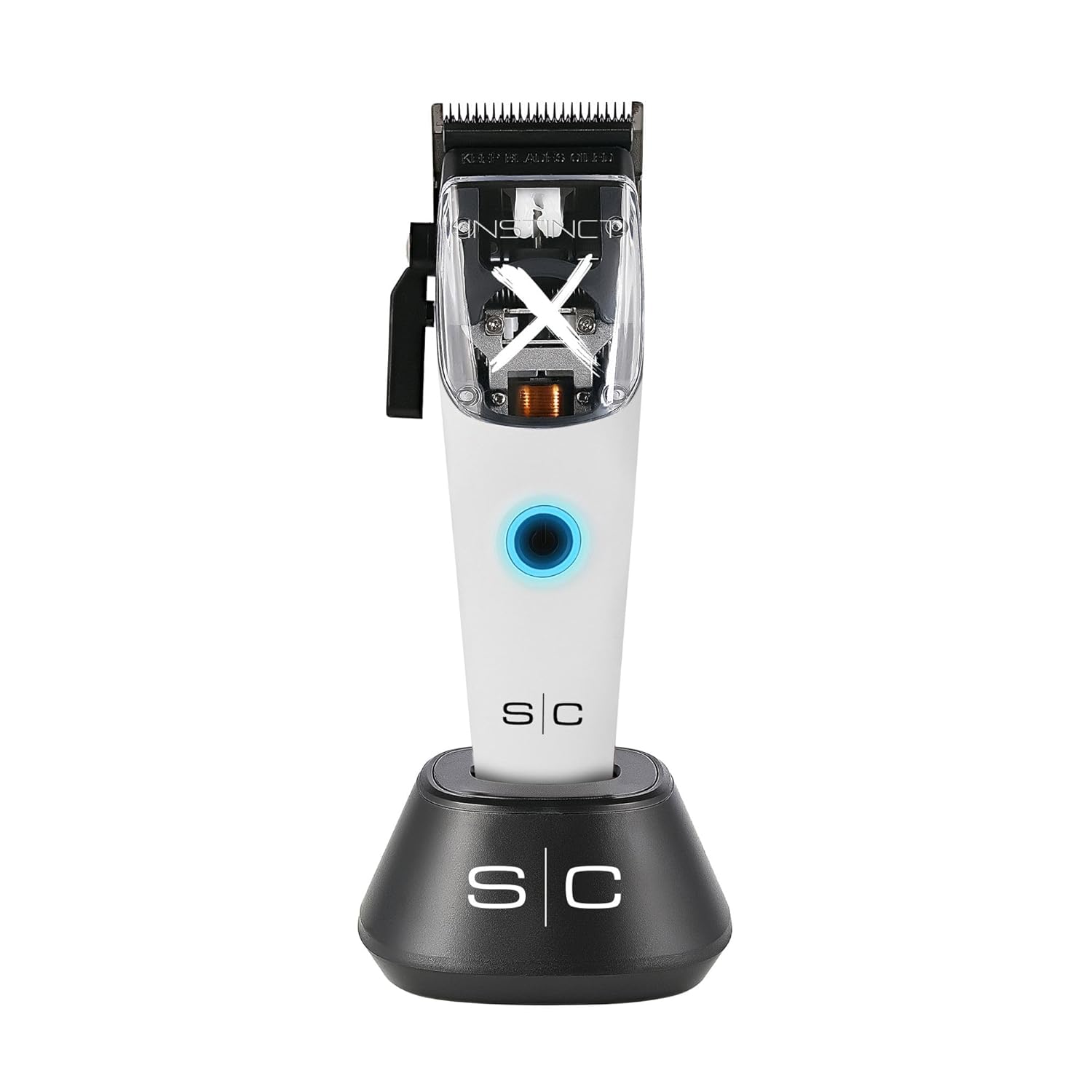 Stylecraft Instinct Professional IN2 Vector Motor Cordless Hair Clipper with Intuitive Torque Control, 3 Modular Lids