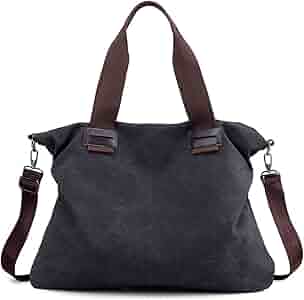 Amazon.com: Sunshinejing Women's Canvas Tote Bag Shoulder