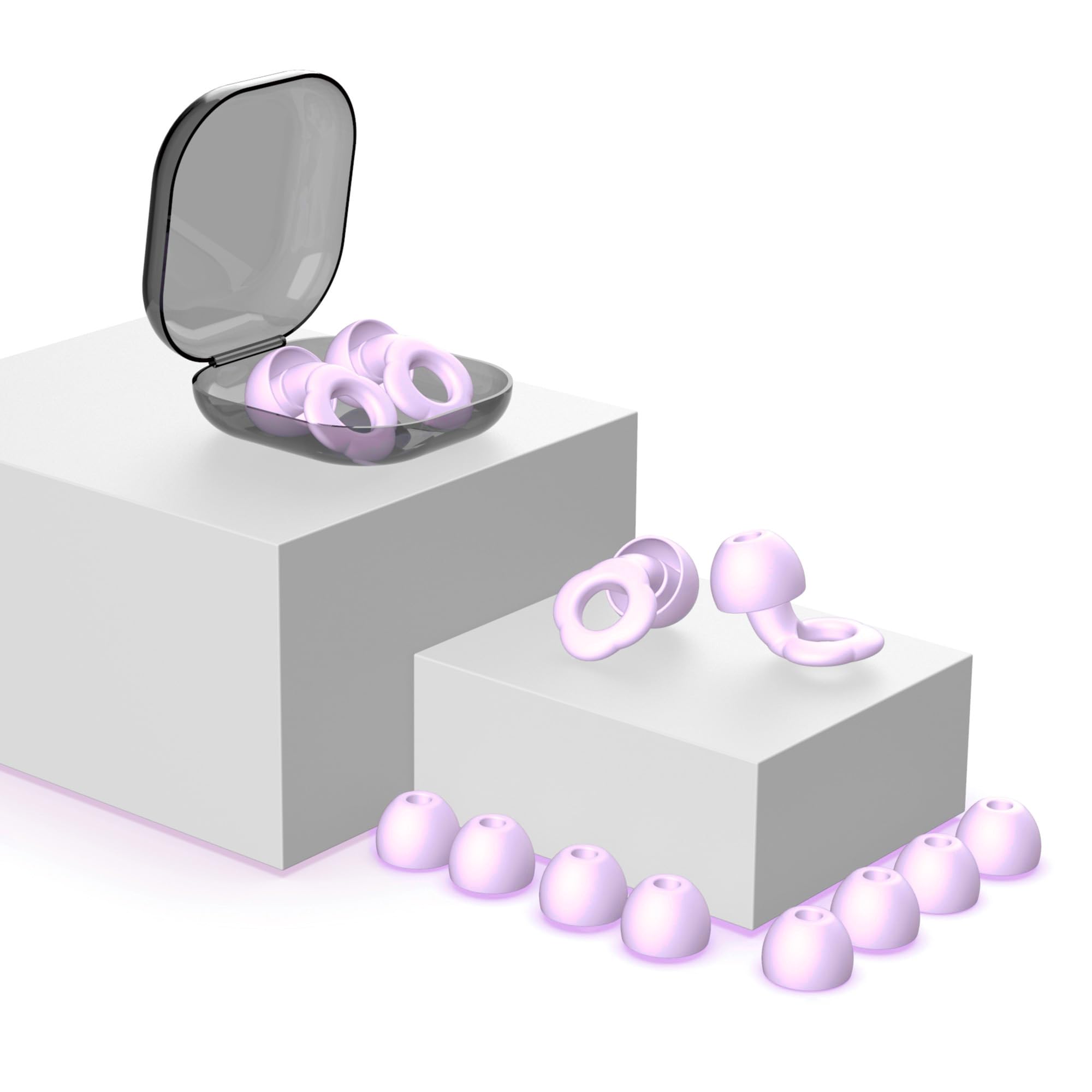 Tapones para los oídos (morado, talla única)