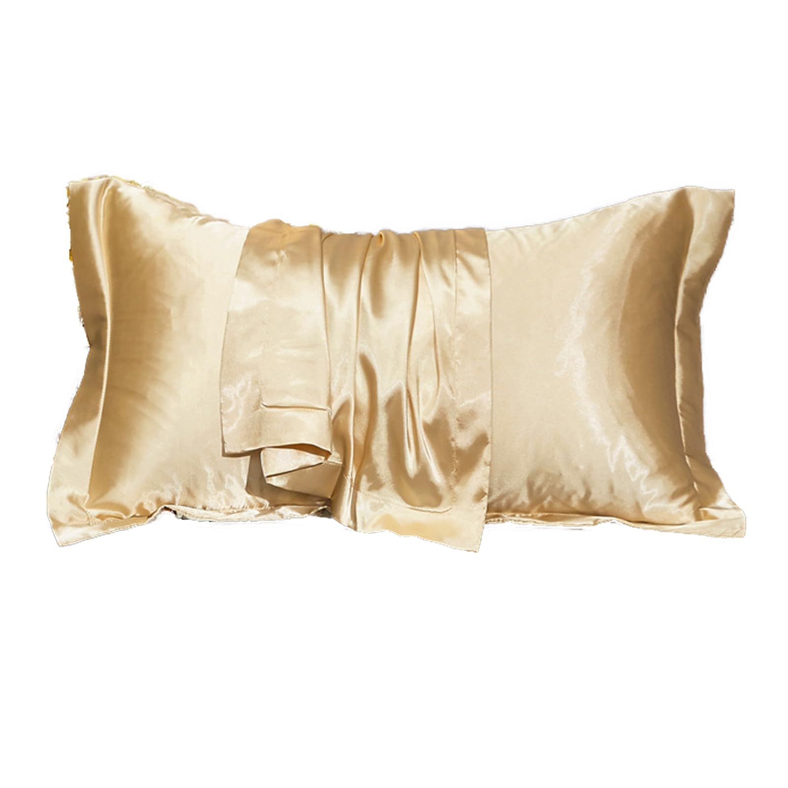 Michear Natural Mulberry Silk Pillowcase for Hair and Skin Health, Standard Size 48x74cm Silk Pillow Case, Soft Smooth Cooling Premium Grade Silk Pillow Covers for Sleeping (Beige)