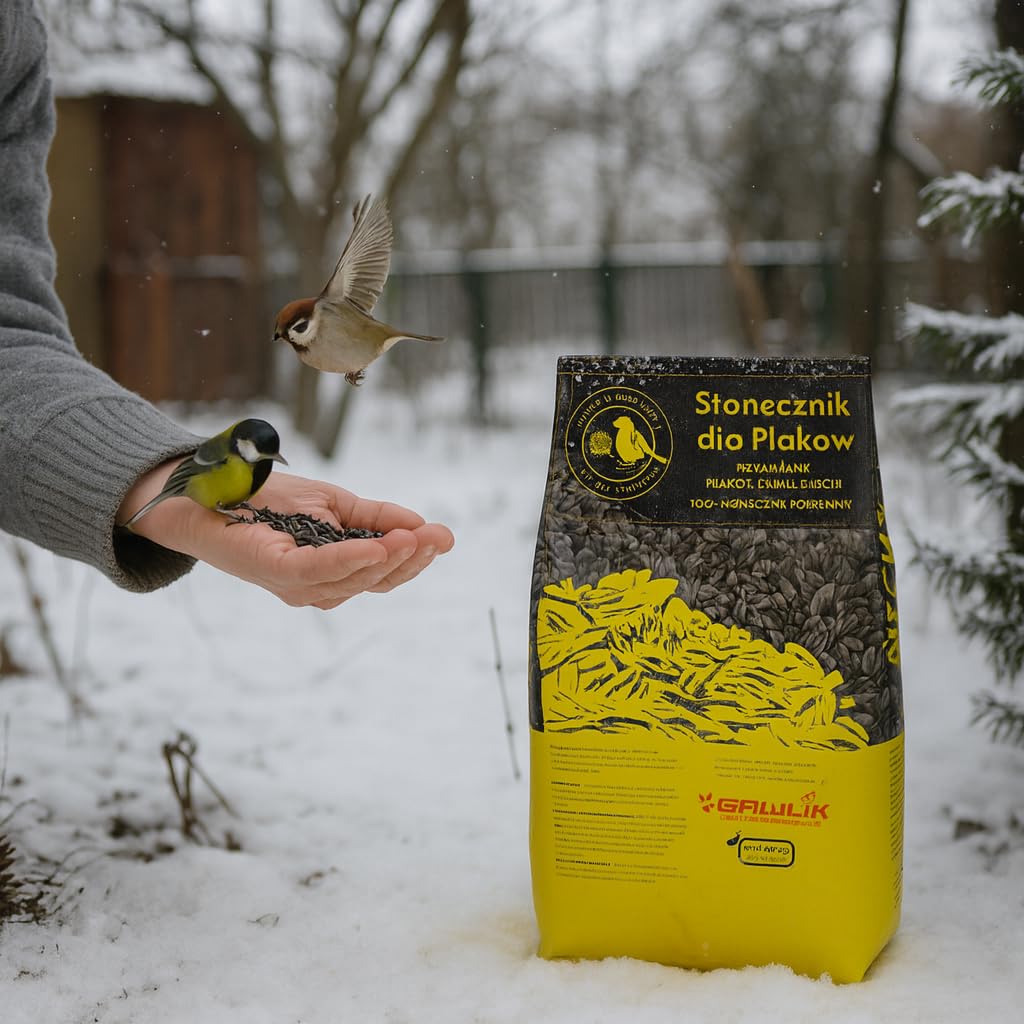 Słonecznik Czarny Dla Ptaków Karma Dla Ptaków Zimujących 10kg