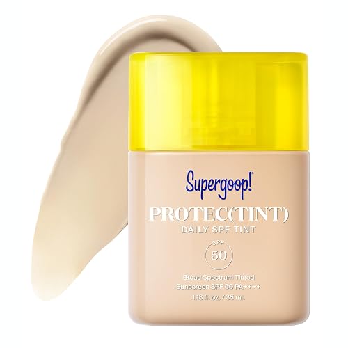 Supergoop! Protec(tint) Daily Skin Tint SPF 50 - 20C - Light, Buildable Coverage for Immediately Smooth, Even-Looking Skin - Natural Finish - 20C