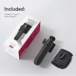 ULANZI MT88 Petit trépied à caméra, Mini 3-in-1 Selfie Stick w Sac à dos Etui de fixation, 3-Sect Pôle de voyage portatif réglable pour caméra d'action Luna DJI Pocket3 Insta 360 X5 Xtra Muse
