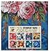 Decoupage Paper Pack (24 Sheets 6"x6") Art Deco Large Flowers FLONZ Vintage Styled Paper for Decoupage and Craft