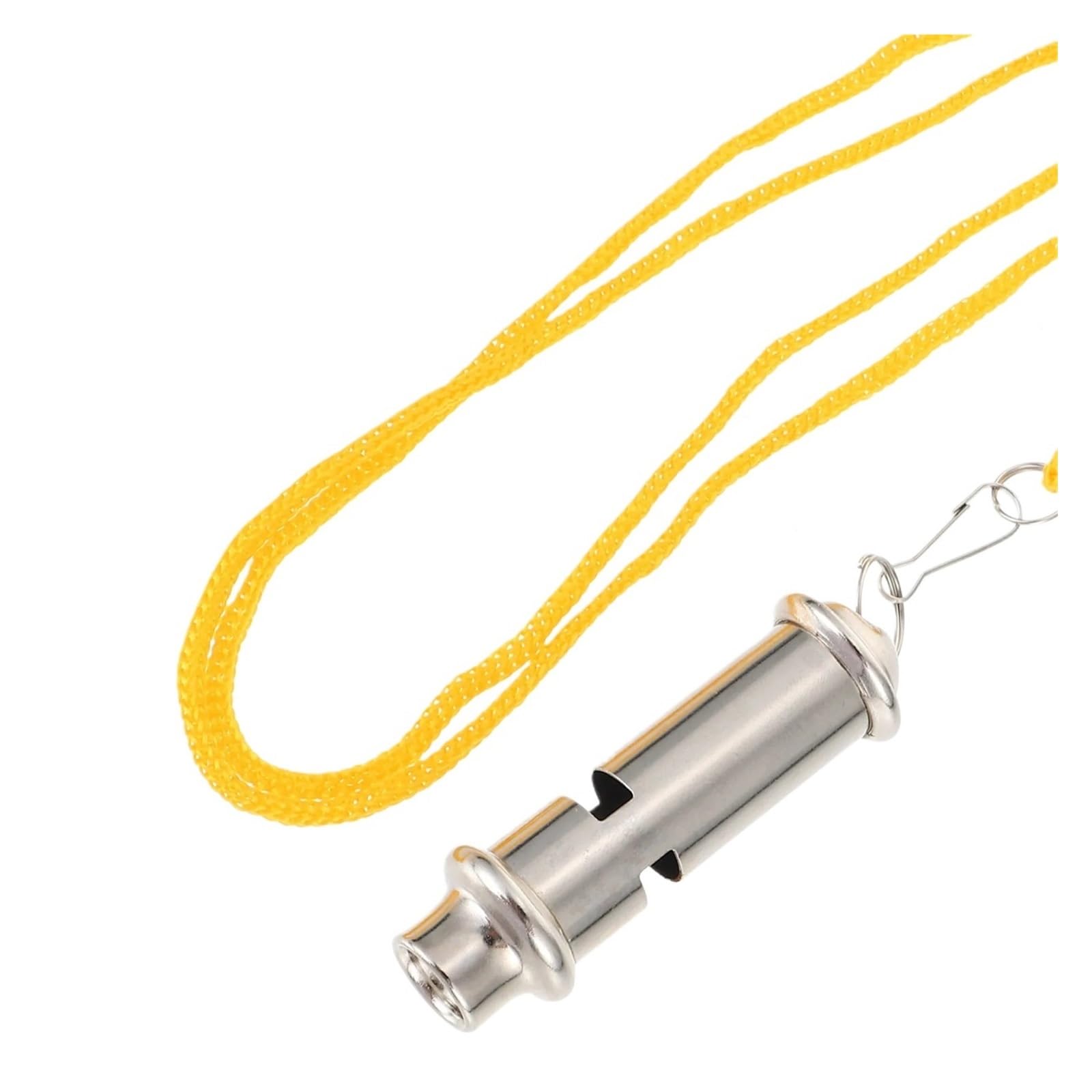 Lot de 20 sifflets d'arbitre en acier inoxydable pour course à pied, cheval, natation, athlétisme pour entraîneurs, arbitres et officiels