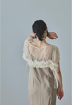 Amazon | [niana] ボリュームソフトチュールドレス パーティードレス