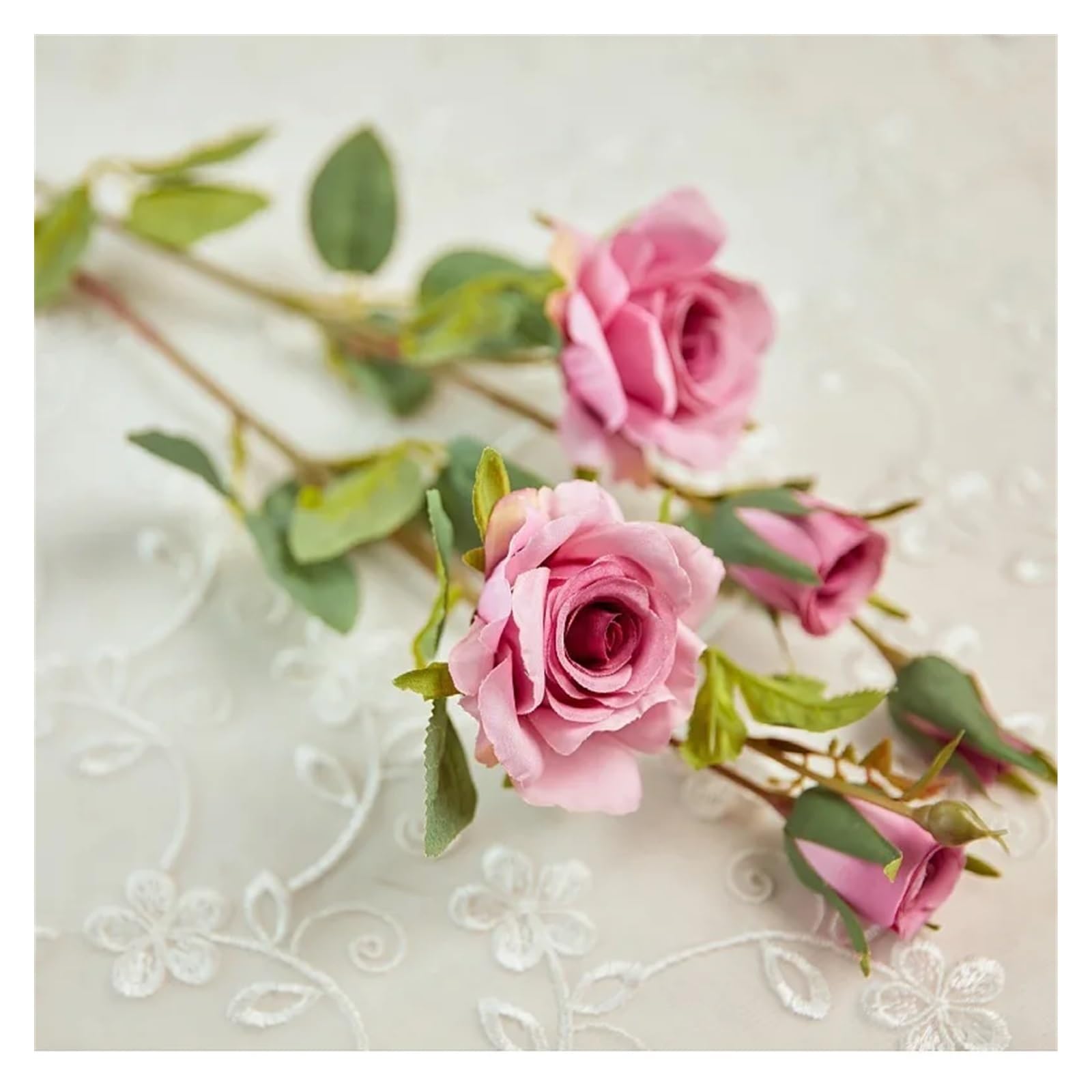 HJRegaFimu Artificial Flowers Wedding Bridal Bouquet Simulation Roses Bridesmaid Accessories Silk Party Home Marriage Decoration Bouquets Pink