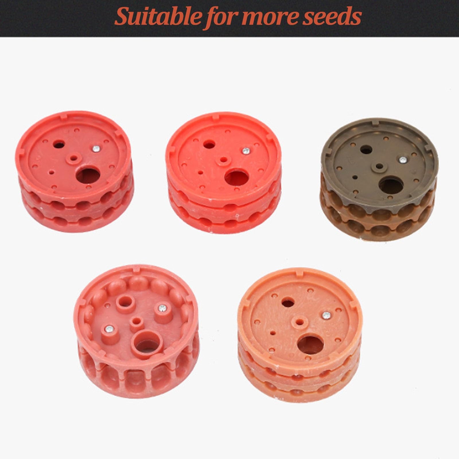 Seminatrice manuale a rulli per orto, seminatrice manuale equidistante e quantitativa, seminatrice a spinta per colture a file, mais, soia, arachidi(10 Nozzles)
