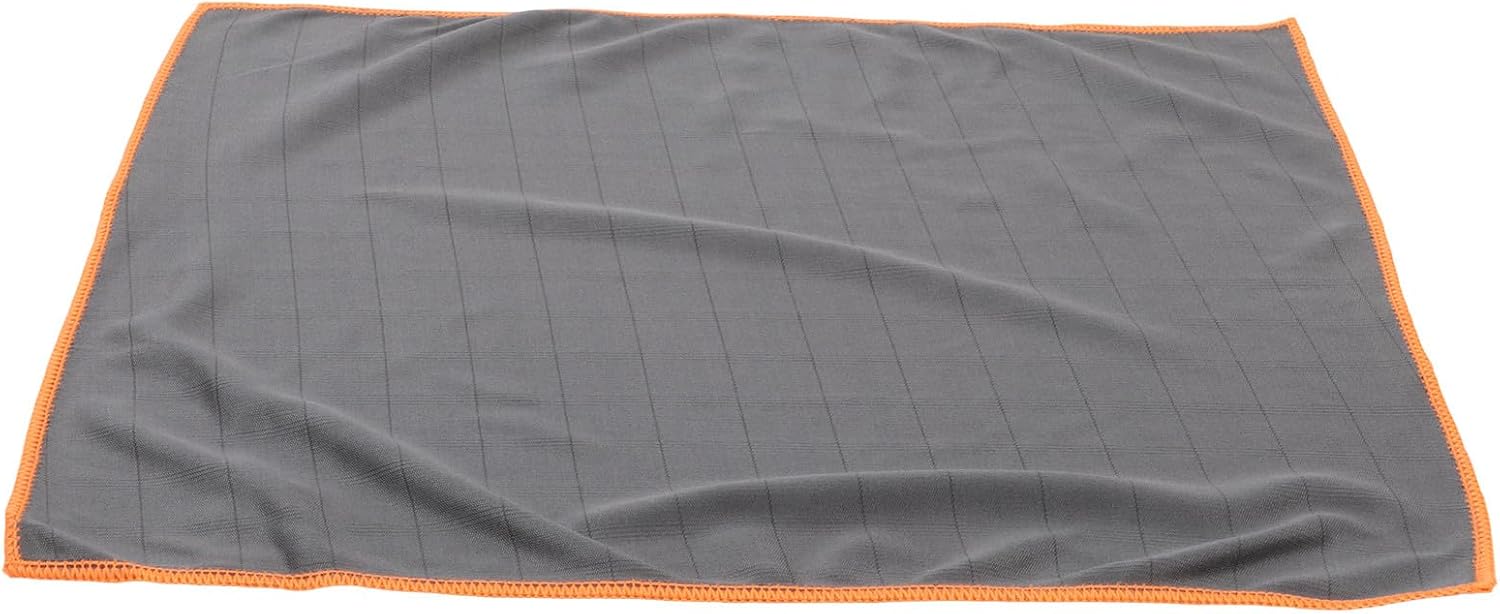 VALICLUD Microfiber Car Cleaning Cloths Orange 1pcs Absorbent Glass Window Towels Scratch-Free Wiping Rags for Interior and Exterior Automotive Use