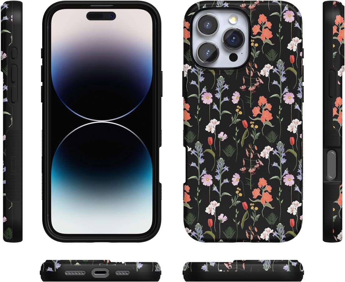 Casely iPhone 16 Pro Case | Secret Garden | Mixed Floral | Bold Protective Design | Compatible with MagSafe - Image 8